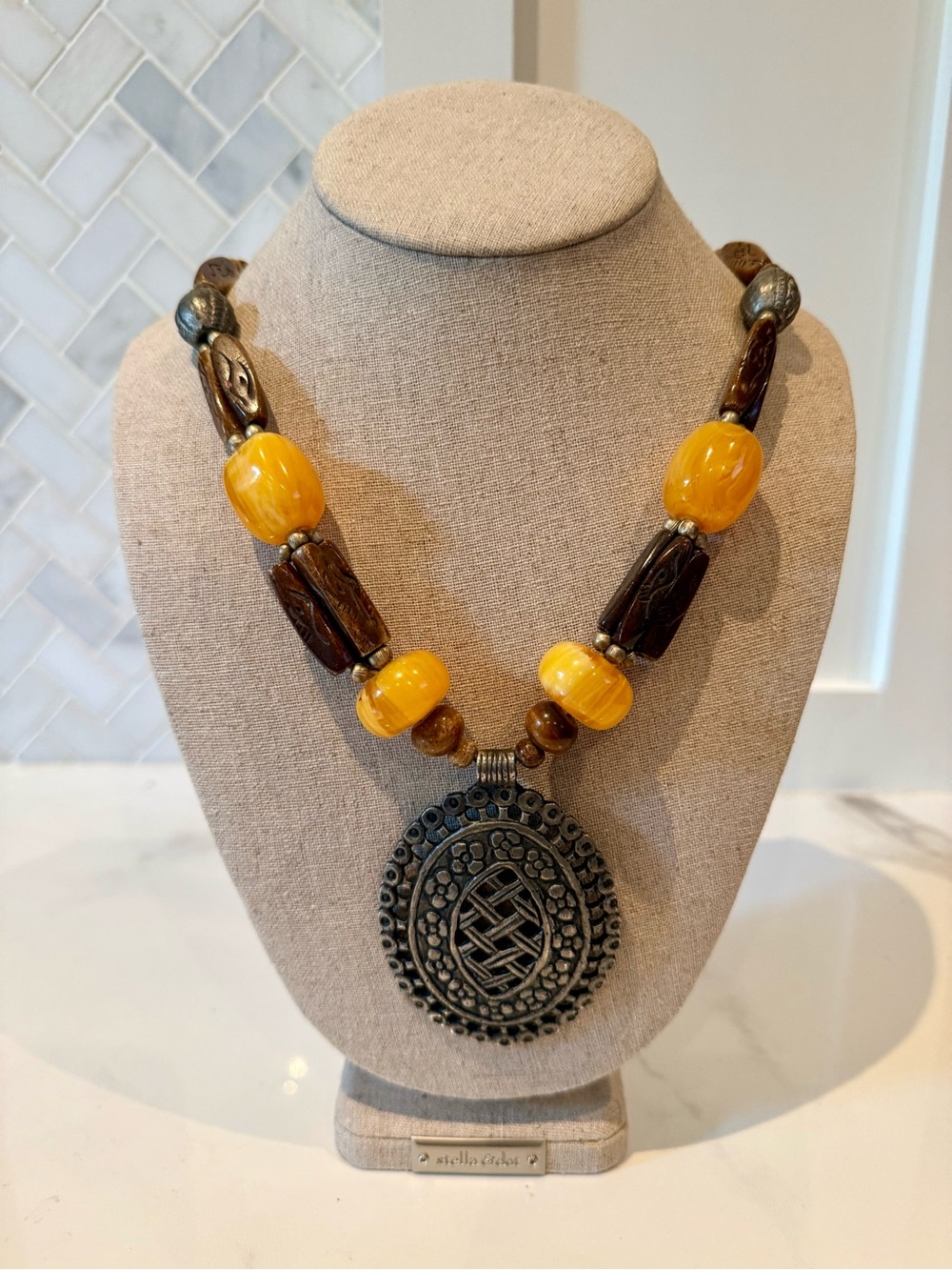 Tribal Style Statement Necklace